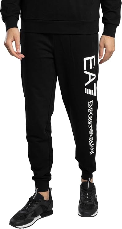 Pantaloni Jogger Uomo EA7 Logo Series in Cotone